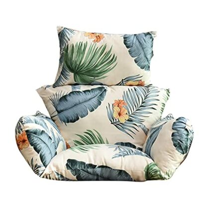 Dificato Hanging Chair Cushion | Cushions for Hanging Egg Chair | Thicken Outdoor Garden Hanging Basket Chair Seat Cushion Patio Swing Teardrop C