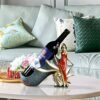 DINGZZ Wine rack kitchen bar wine cabinet storage rack resin practical sculpture wine rack ornaments