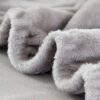 Yeahmart Thick Sofa Covers 1/2/3 Seater Pure Color Sofa Protector Velvet Easy Fit Elastic Fabric Stretch Couch Slipcover (Silver Grey, 3 Seater 1