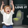 Toilet Night Light Motion Activated by ZSZT, Two Modes with 8 Color Changing, Sensor LED Washroom Night Light Fits Any Toilet