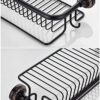 Bathroom Lavatory Towel Shelf with Towel Bars Wall Mount Holder Oil Rubbed Bronze Bath Towel Holder Shelf Wall Mounted Towel Rack