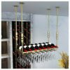 Ceiling Stylish Simplicity Wine Glass Holder Stylish Simplicity Industrial Vintage Iron Inverted High Glass Holder Kitchen Tableware Glass Bottle