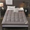 Traditional Mattress Futon Topper, Soft Thick Tatami Mattress, Folding Upholstered Pad Single Double Comfy Sleeping Mat Japanese Roll Up Guest Ma