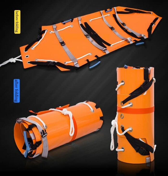 NaoSIn-Ni Portable Multifunctional Roll Type Soft Stretcher Rescue Transport Stretcher Mountain Basic Rescue System