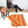 Chair Canvas Cover, 1 Set Replacement Cover Canvas Directors Seat Cloth Chair Orange Home Supplies Furniture Accessories for Household Furniture