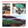 VANROUG Heavy Duty Steel Square Parasol Stand Base w/Adjustable Knobs Umbrella Stand Holder,Parasol Stand Base for Decks,Docks,Picnic Tables