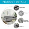 Carvapet Sofa Cover Waterproof Sofa Slipcover Water Resistant Chair Loveseat Settee Sofa Couch Furniture Cover Protector with Adjustable Elastic