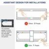 TV Wall Bracket Mount for Most 37-70 inch LED, LCD, OLED, Flat and Curved TVs, Tilt TV Mount Max VESA 600x400mm, Up to 60 kg, includes Bubble Lev