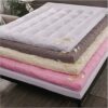 Traditional Mattress Futon Topper, Soft Thick Tatami Mattress, Folding Upholstered Pad Single Double Comfy Sleeping Mat Japanese Roll Up Guest Ma