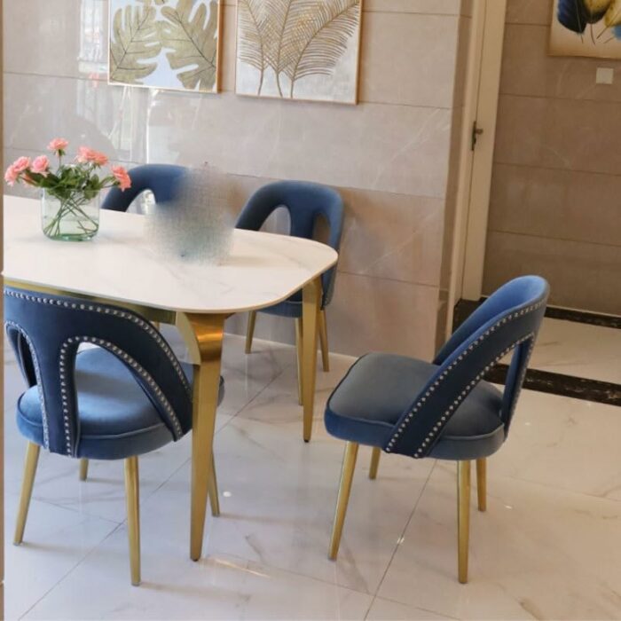 LUKEO Kitchen Dining Chair Hotel Home Living Room Chairs Office Design Makeup Interior Decoration