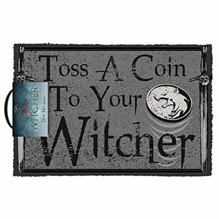 The Witcher Toss a Coin Doormat