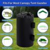 Winsper Canopy Weights Bag, 176 LBS Tent Weights Set of 4-20L Heavy Duty Portable Water/Sand Weights Strong Windproof for Pop up Canopy, Tent, Ga