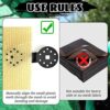Vibbang 50 Pcs Shade Cloth Heavy Duty Lock Grip, Windproof Awning Clamp Grip, Garden Shade Cloth Clips, Shade Cloth Plastic Clips for Sun Shade N