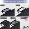 TV Screen Top Shelf, 2 Pcs Foldable Monitor Rack, TV Top Shelf, Screen Top Shelf, TV Top Storage Rack, Cable Box Shelf, Top Storage Rack for TV B