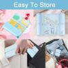 AWAVM 2PCS Travel Portable 7-Cell Medicine MOX, Foldable Flip Medicine Box, Personal 7-Day Sealed Pill Storage Box