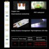 Bathroom mirror Backlit LED Illuminated, Wall Mounted Frameless Vanity Mirror With Touch Switch, IP44 Waterproof