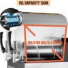 15/30/45L Commercial Ice Slush Machine, Cooling Beverage Making Machine, Cooling Slushie Juice Machine, CE/FCC/CCC/PSE (Silver 450W 15L)