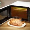 AIQMML Oven Combination Microwave with Upgraded Easy Clean Enamel Cavity Household Steaming Oven Machine Small Flat Multifunction Kitchen Applian