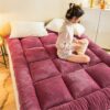 Winter Futon Mattress single double Japanese Style Floor Mattress Roll Up Mattress,Topper Sleeping Pad Portable Mattress for Bedroom Guest Room (