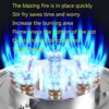 Wgwioo Gas Stoves, Tempered Glass Single Burners Stove, Kitchen Natural Gas/Liquefied Gas Stove Household, Kitchen Integrated Cooktops Cooker,nat