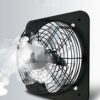 WUHUAROU Exhaust Fan, Kitchen Exhaust Fan, Household Oil Fume Exhaust Fan, Window Type Ventilating Fan, Silent and Powerful Exhaust Fan