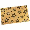 Black Ginger Large, Thick, Decorative, Patterned Coir Door Mats with Nature Designs (Multi Stars)