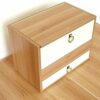 BVDSG Tatami Mini Bay Window Dressing Table Small Apartment Wood Cosmetic Case Small Portable Organizer Makeup Case