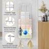 Towel Rack Wall Mounted, New Upgrade 3-Bar Towel Racks for Rolled Towels, Metal Towel Holder Widen for Large Folded Washcloths, Bath Towel Storag