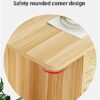 Wooden Folding Dining Table With Wheels Multifunction Desk Foldable Living Room Restaurant Kitchen Furniture Modern Simple Side End Table For Liv