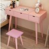 BVDSG Dressing Table Small Apartment Mini Bedroom Economy Nordic Simple Flip Makeup Table