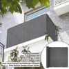 WANGCL Balcony Privacy Screen Fence Cover Privacy Screen UV-Resistant Visibility Reduction Fence Screen for Balcony for Outdoor Backyard Balconys