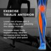 POWER BRIDGE Portable Tibialis Trainer Calf Raise Machine, Upgrade Tibia Dorsi Calf Machine with Resistance Bands, Professional Tibiali Anterior