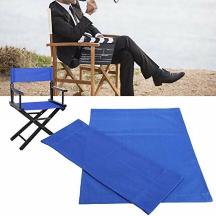 EBTOOLS Director Chair Cover, 1 Set Director Chair Canvas Durable Replacement Seat Cover Portable Folding Chairs Cover Kit for Directors Chairs H