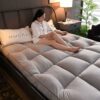 UE-MAOLU Mattresses Thicken Futon Mattresses, Floor Mattress Soft Folding Portable Mattress, Single Double Japanese Futons, Japanese Tatami Roll