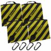 Anavim Heavy Duty Water Weight Bag Saddle Design 4 Pack Photo Video Studio Stand, Backyard, Outdoor Patio, Sports, RV Awning (Yellow)