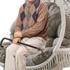 Tytlyworth Hanging Egg Chair Cushion - Thick Leisure Hanging Basket Chair Cushion - Washable Hanging Basket Chair Cushion Basket Egg Chair Cushio