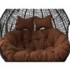 Wan-b 2 Seater Egg Chair Swing Cushion Outdoor, Hanging Hammock Chair Cushion Replacement, Washable Thick Large Wicker Swing Chair, Waterproof, G