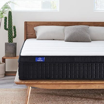 SuiLong European Small Double Mattress. 120x200 cm 26cm Gel Cool Memory Foam Mattress. Orthopedic Hybrid Pocket Spring Mattress for Pressure Reli