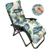 widesmile Sun Lounger Cushions Only Lounge Chair Cushions Thick Pad Rattan Replacement Garden Recliner Relaxer Chair Cushion for Indoor Outdoor (