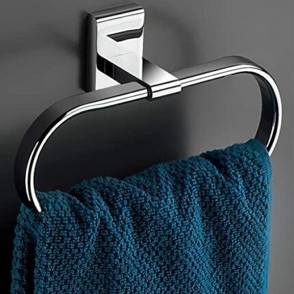 HIGOH Towel Racks,Bath Towel Holder,Bathroom Hand Towel,High-End All-Copper Towel,Bathroom Small Size Towel Rack,Bathroom Light Toilet Towel Hold