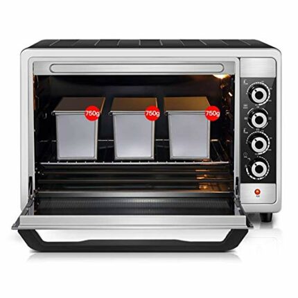 KKYKP Convection Toaster Oven, Stainless Steel,14 Inch Hurricane Cake / 4 Pizzas Consumer And Professional