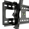 MOOL Slim Wall Bracket LCD, LED & Plasma TV. Super-Strength Load Capacity up to 60KG, 15 Degree Tilt Mechanism up/Down, Max VESA 600x500, Steel,