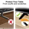 TV Legs for LG TV Stand Replacement, Table Top TV Stand Base for LG 43 Inch 4K Smart TV 43UM7300AUE 43UK6500AUA 43UK6090PUA 43UK6200PUA, TV Stand
