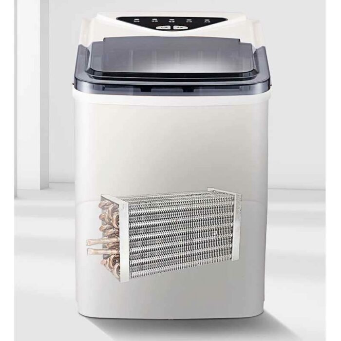 QFMYJ Household Portable Quick Ice Cube Maker Commercial Automatic Ice Maker Machine Electric Bullet Round Ice Making Machine