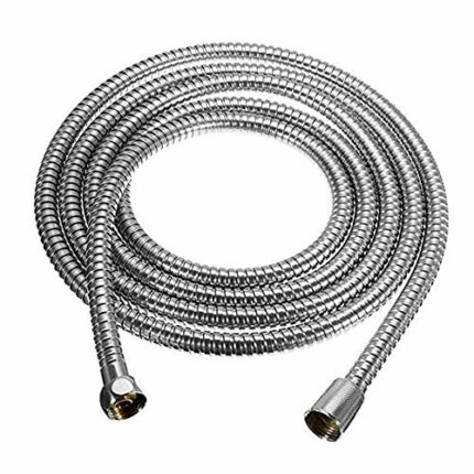 Buwico Extra Long Replacement Shower Hose 118-Inch (3-Meter), Stainless Steel