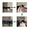 Vigorport Camping Hammock Tree Swing Straps (1.8m) x 2 Hanging kit 4 D-Ring,Extra Long Strap with 2 Heavy Duty Safety Lock Carabiner Hooks for Ki