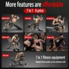 ZXYWW Adjustable Weight Bench for Home Gym, Foldable Weightlifting and Strength Training, Fitness Equipment Supine Board