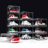 AOHMPT 12 Pack Shoe Box,Drop Front Shoe Box,Clear Plastic Stackable Sneaker Box,Shoe Containers,Acrylic Shoe Display Case,Sneaker Storage,Fits Up