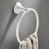 Vintage Towel Ring Bathroom Hardware Towel Rack Round Simple Towel Ring Towel Hanging Ring Bathroom Accessories