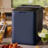 ZBJHY Electric Ice Machine Maker Bullet Cylindrical Cube Making Countertop for Home Commercial Small Milk Tea Shop